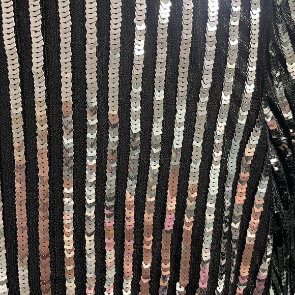 Tanya Taylor Sequin Mini Dress Size XS Party Girls Night Out NYE Glam Mock Neck - Picture 2 of 3